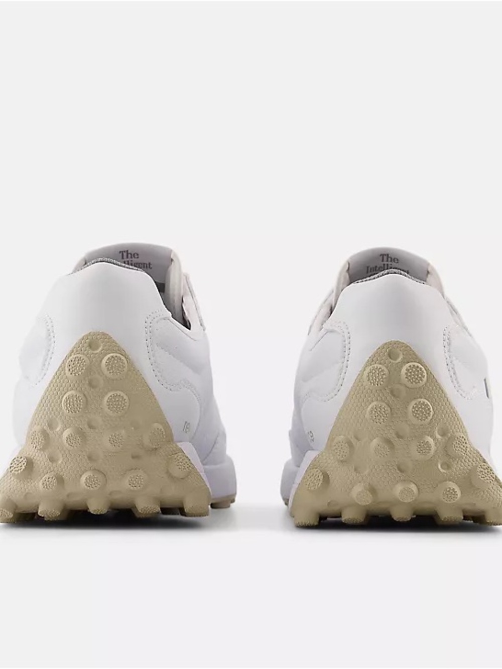 New Balance White Sneakers with Beige 'N' Accent - Picture 7 of 8